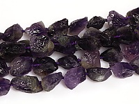 Дикие бусины аметиста свободной формы. Диаметр отверстия 1.5 мм. Цена указана за одну бусину. Размеры, вес указаны усредненные и отличаются между бусинами.