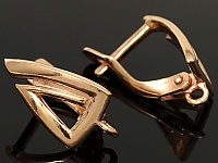 Швензы с английским замком. Основа - латунь. Качественное стойкое покрытие - золото 585 пробы. Диаметр колечка 1.3 мм. Цена указана за 1 пару.