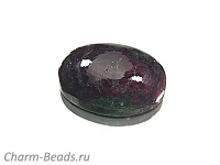 Кабошон корунда. Место добычи - Бразилия. Царапины, потертости. Погрешность измерения 0,5 - 1 мм.
