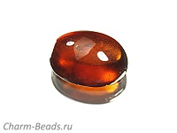 Кабошон граната. Бразилия. Погрешность измерения 0,5 -1 мм. Микровыемки.