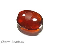 Кабошон граната. Бразилия. Погрешность измерения 0,5 -1 мм. Микровыемки.