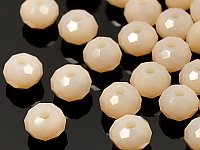 Рондели из хрустального стекла c напылением. Диаметр отверстия - 1мм . Размеры указаны приблизительно. Цена указана за одну упаковку - 10 бусин.