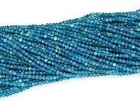 Граненые бусины апатита, каменный бисер. Диаметр отверстия 0.4 мм. Цена указана за одну нить. Длина нити примерно 40 см.